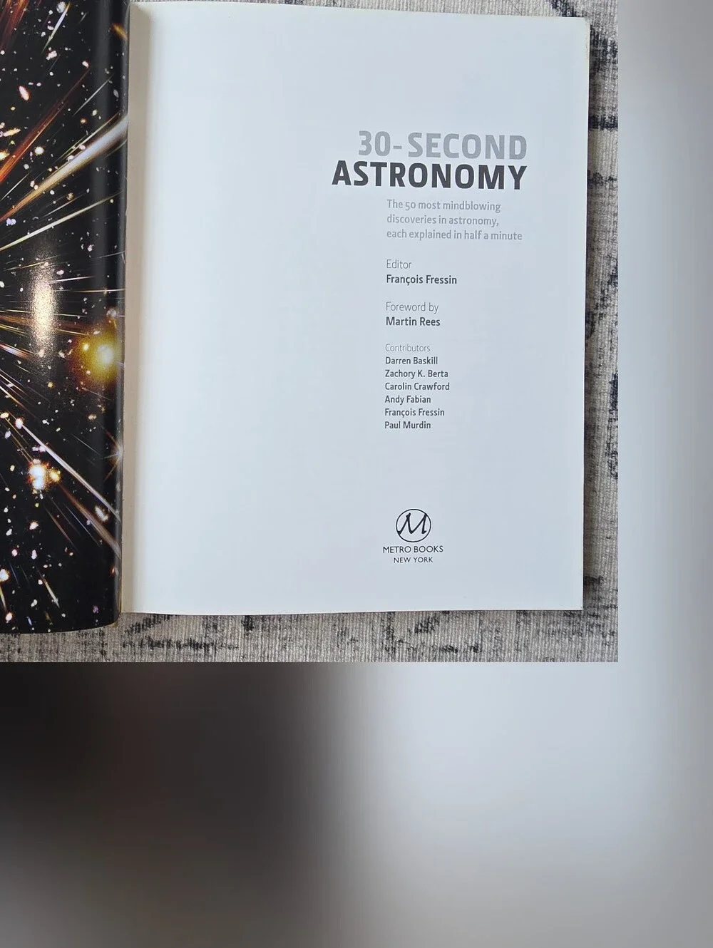 30-Second Astronomy Hardcover Book